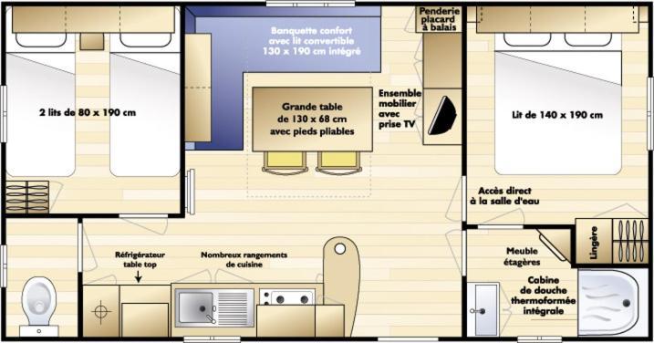 Mobil Home Les Sables D'Or Agde Le Grau-d'Agde Ngoại thất bức ảnh